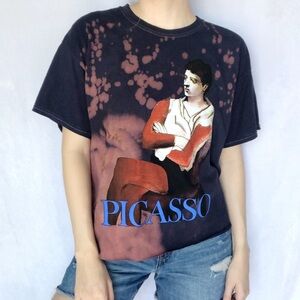 Picasso NWOT Art Graphic‎ Bleached Tee